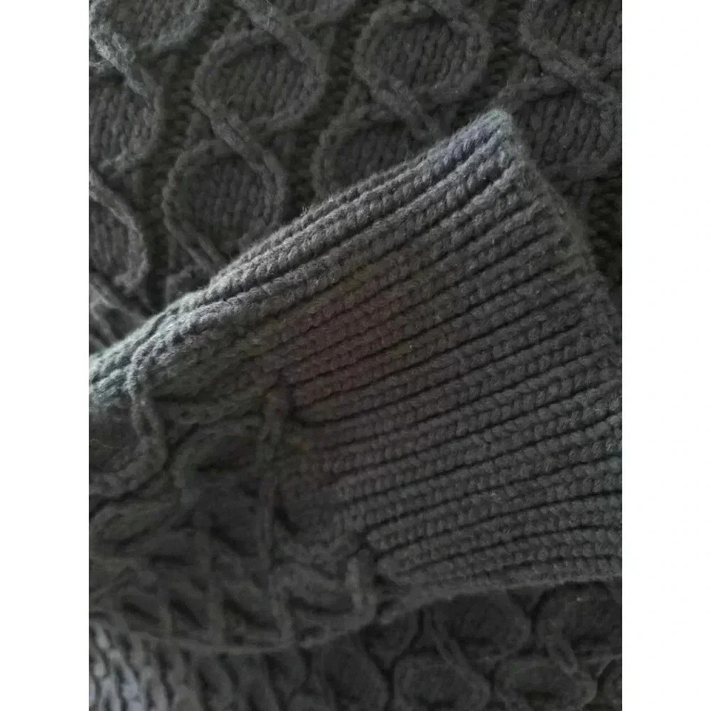 Tommy Hilfiger Cable Knit Sweater in navy blue - Picture 4 of 5